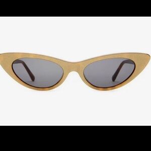 crap eyewear- the ultra jungle- gold/glitter outer + tortoise inner